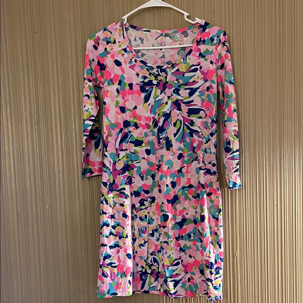 Colorful Abstract Print Lilly Pulitzer Women's Dress